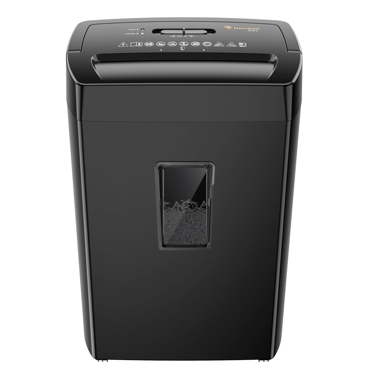 ベース masahiro Bonsaii 12-Sheet Cross Cut Paper Shredder for Home Office