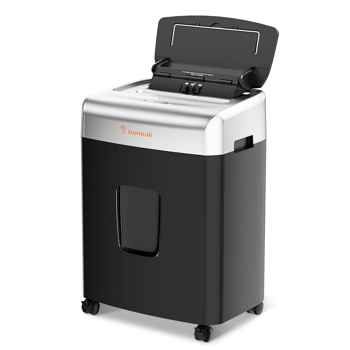 bonsaii　シュレッダーC233-B Bonsaii 110-Sheet Micro Cut Paper Shredder Auto Feed Heavy Duty Paper
