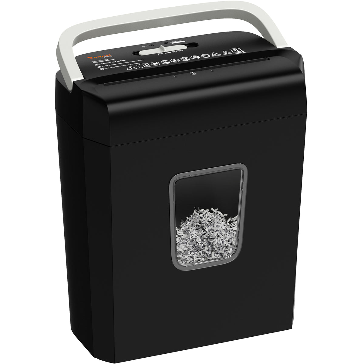 Bonsaii 8-Sheet Cross Cut Paper Shredder with 3.4 Gallons Wastebasket