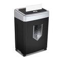 Bonsaii 15-Sheet Office Paper Shredder, 40 Mins Heavy Duty Shredder for Home Office, Crosscut Shreder with Anti-Jam System & P-4 High Security Supports CD/Credit Cards/Staple,5 Gal Pullout Bin C169-B