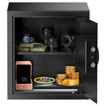 Bonsaii Safe Box, Money Safe with Digital Keypad Lock Home Safe Box with Removable Shelf, Steel Security Cabinet Safes for Home, Hotel, Office, Valuables, SF003