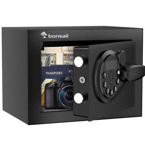 Bonsaii 6.6-Litre Small Safe Box with Electronic Keypad