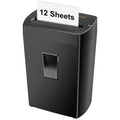 Bonsaii 12-Sheet Cross Cut Paper Shredder for Home Office Use with 5.5 Gals Wastebasket (BS-275A)