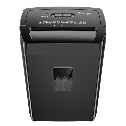Bonsaii 12-Sheet Cross Cut Paper Shredder for Home Office Use with 5.5 Gals Wastebasket (BS-275A)