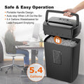 Bonsaii 12-Sheet Cross Cut Paper Shredder for Home Office Use with 5.5 Gals Wastebasket (BS-275A)