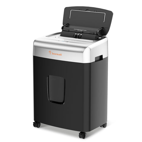 Bonsaii 110-Sheet Micro Cut Paper Shredder Auto Feed Heavy Duty Paper Shredder