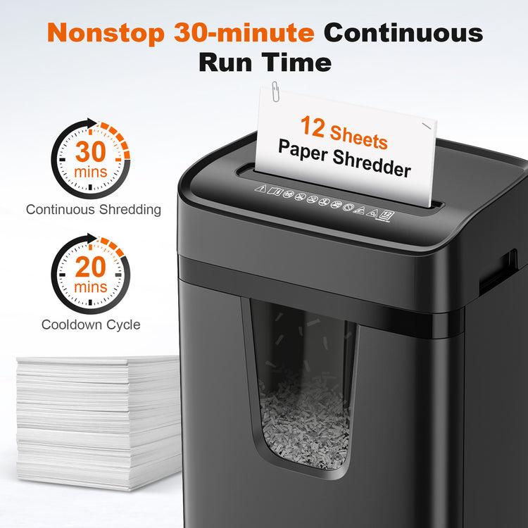mi-coページ Bonsaii Micro-Cut Paper Shredder | 12-Sheet Capacity, P-4