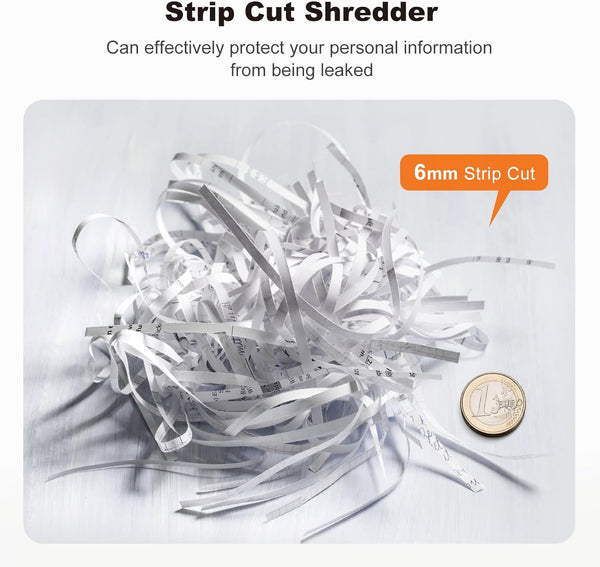 susiページ6 Bonsaii 6-Sheet Cross Cut Paper Shredder with Pink Handle