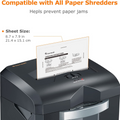 Bonsaii Paper Shredder Sharpening&Lubricant Sheets, 24-Pack