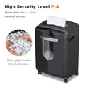 Bonsaii 16-Sheet Micro-Cut Paper Shredder 60 Minutes Heavy Duty Credit Cards Shredders for Home Office Use (BS-149D)