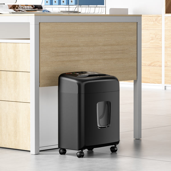 Bonsaii 12-Sheet Cross Cut Paper Shredder with 4-Gallon Pullout Bin, C