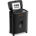 Bonsaii 100-Sheet Auto-Feed Shredder | P-4 Micro-Cut Security, 10-Min Runtime, 4.2-Gallon Bin | Home & Office Heavy Duty, C231-D