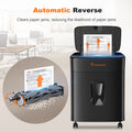 Bonsaii 100-Sheet Auto-Feed Shredder | P-4 Micro-Cut Security, 10-Min Runtime, 4.2-Gallon Bin | Home & Office Heavy Duty, C231-D