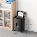 Bonsaii 100-Sheet Auto-Feed Shredder | P-4 Micro-Cut Security, 10-Min Runtime, 4.2-Gallon Bin | Home & Office Heavy Duty, C231-D