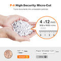 Bonsaii 100-Sheet Auto-Feed Shredder | P-4 Micro-Cut Security, 10-Min Runtime, 4.2-Gallon Bin | Home & Office Heavy Duty, C231-D