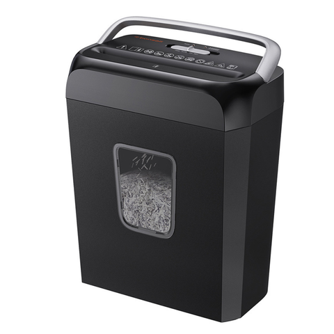 Bonsaii 6-Sheet Cross Cut Paper Shredder Home Office Use Shredder with Handle C237-B