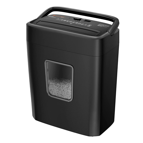 Bonsaii Paper Shredder 8-Sheet Cross Cut Shredder with 4.1 Gallon Wast
