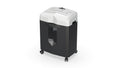Bonsaii 12-Sheet Micro Cut Shredders for Home Office, 60 Minute P-4 Security Level Paper Shredder for CD, Credit Card, Mails, Staple, Clip, with Jam-Proof System, Color Black+White
