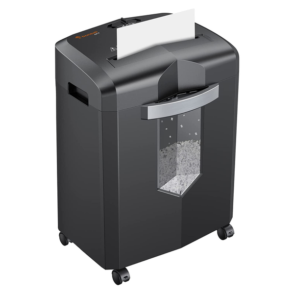 Bonsaii 12 Sheet Micro Cut Paper Shredder with 4 Casters & 4.2 gal Pul