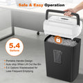Bonsaii 12-Sheet Cross Cut Paper Shredder for Home Office Use with 5.5 Gals Wastebasket (BS-275A)