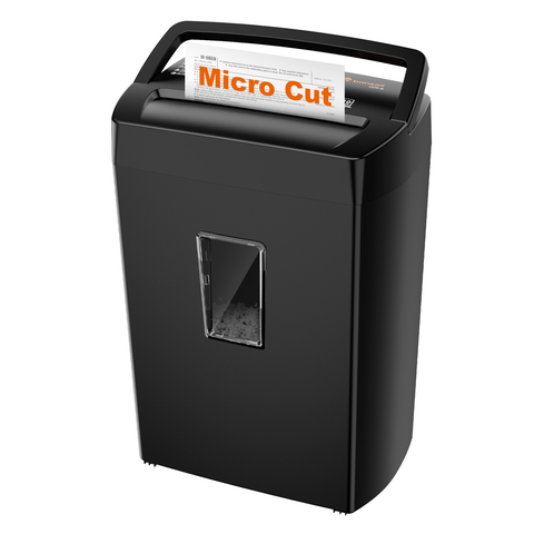 Bonsaii 10-Sheet Micro-Cut Paper Shredder | P-4 High Security, 5.5-Gallon Bin, 5-Min Continuous Runtime | Compact Shredder for Home & Small Office, C275-B