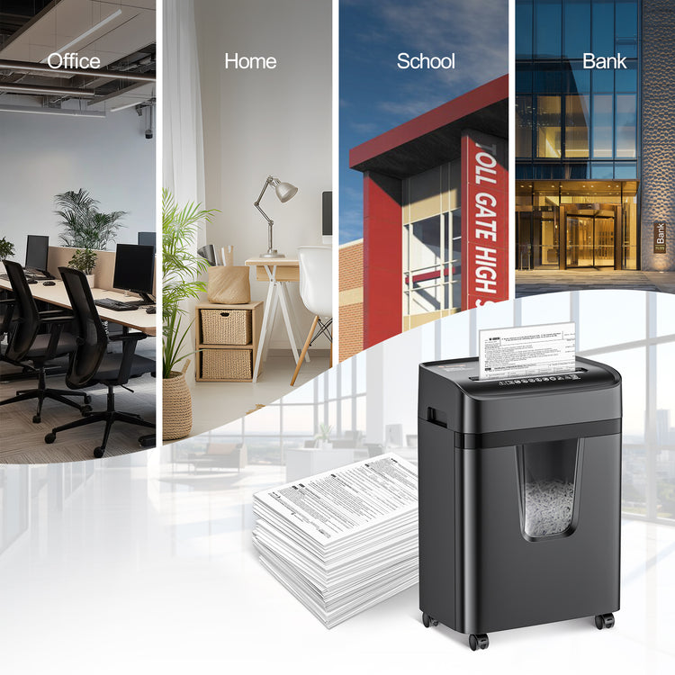 Bonsaii Paper Shredder 12 Sheets Cross Cut Shredder Credit