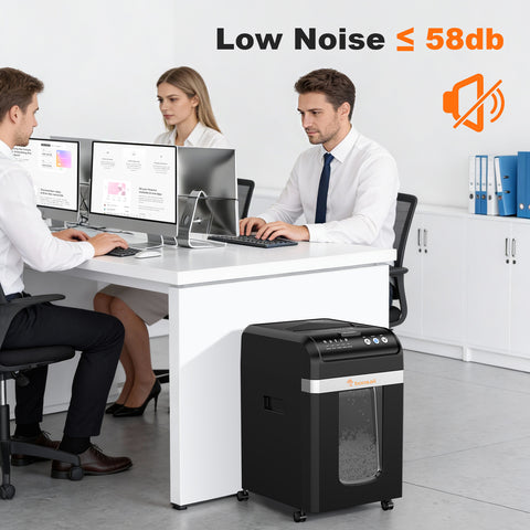 Bonsaii C283-A AutoFeed Shredder | 200-Sheet Auto-Feed & 12-Sheet Manual Micro-Cut Shredder