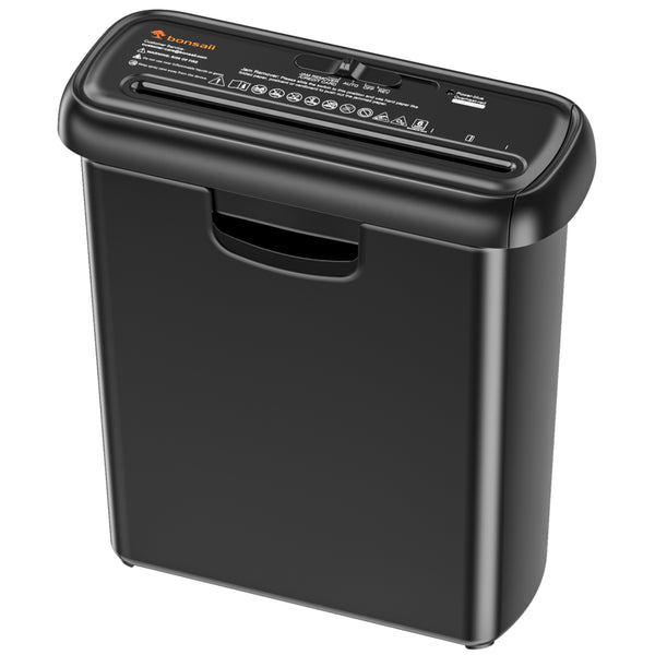 Bonsaii 6-Sheet Strip Cut Paper Shredder (S123-A)