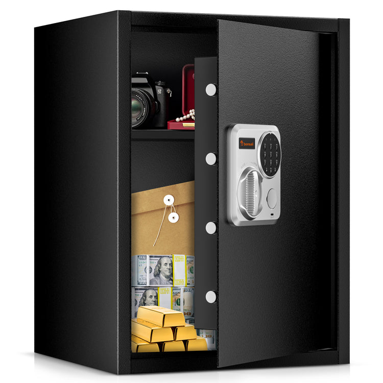 Bonsaii 2.5 Cubic Feet Safe Security Large Document Money Safe Box wit