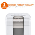 Bonsaii Paper Shredder P-5 Security 10-Sheet Microcut Heavy Duty CDs/Cards Shredder for Home Office with 4 Casters (BS-4S30)