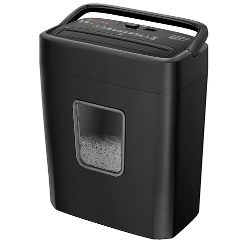 Bonsaii Paper Shredder 8-Sheet Cross Cut Shredder with 4.1 Gallon Wastebasket C261-C